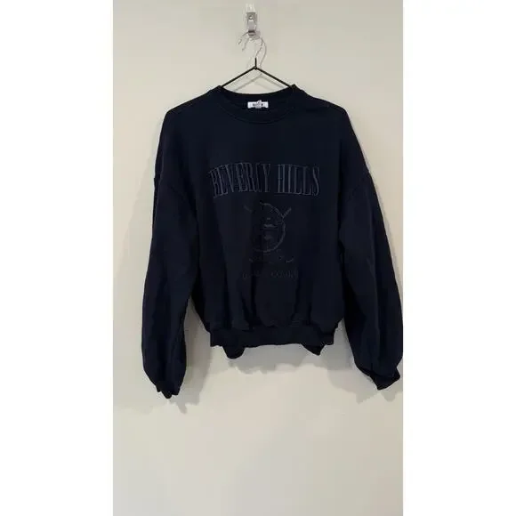 Garage Oversized Beverly Hills Sweatshirt Woman’s Size XS - Picture 2 of 8